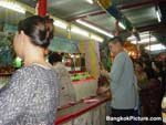 Game at the Thai temple fair