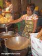 Making Thai sweets, ready to sell