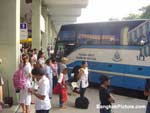 Bus Terminal in Thailand.